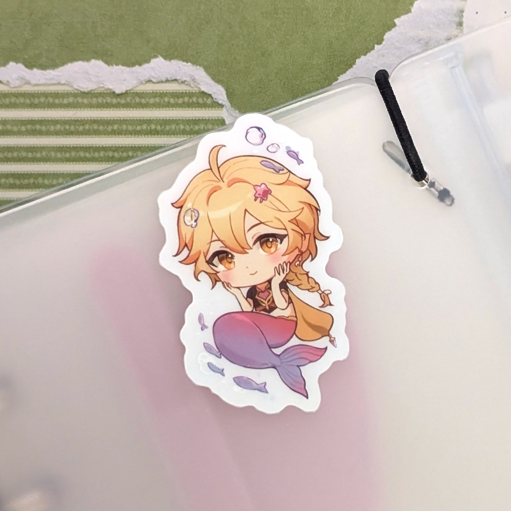 Aether Merman Cling Sticker - Payhip