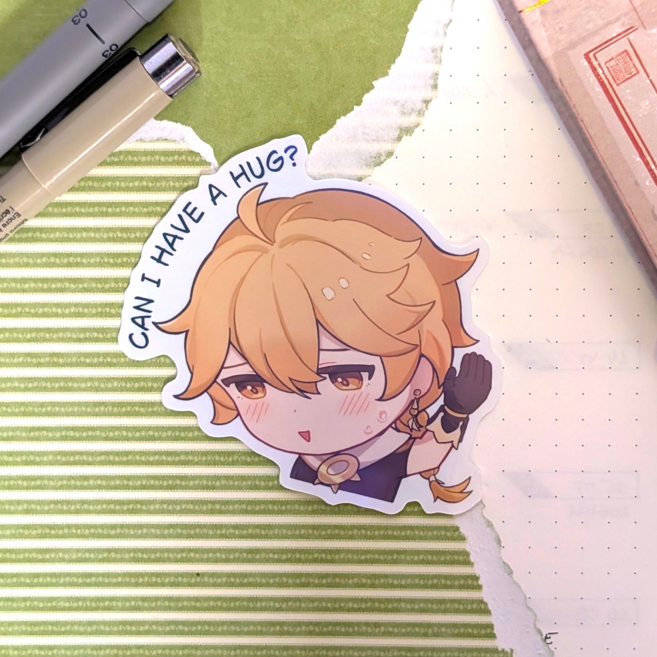 Hug me Aether Sticker - Payhip