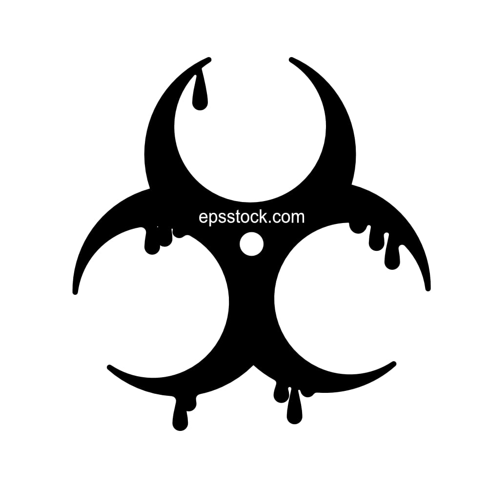 symbol of a dangerous virus