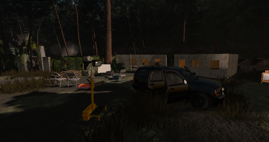 Abandoned town streets in Fulcrum Roblox combat map
