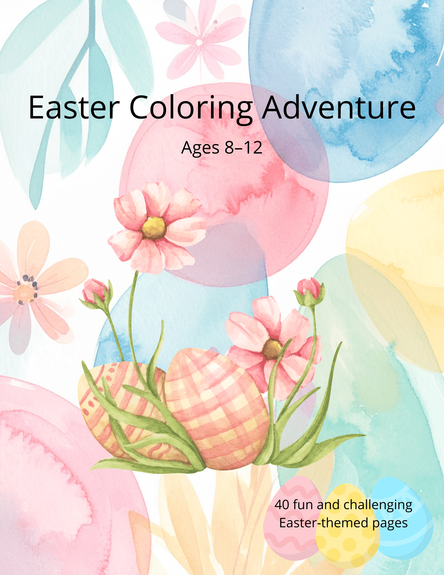 Easter Coloring Book for Kids Ages 8–12 – 40 Fun Printable Pages - Payhip
