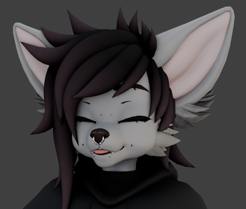 Vulpup Fluffy Hair + Ponytail