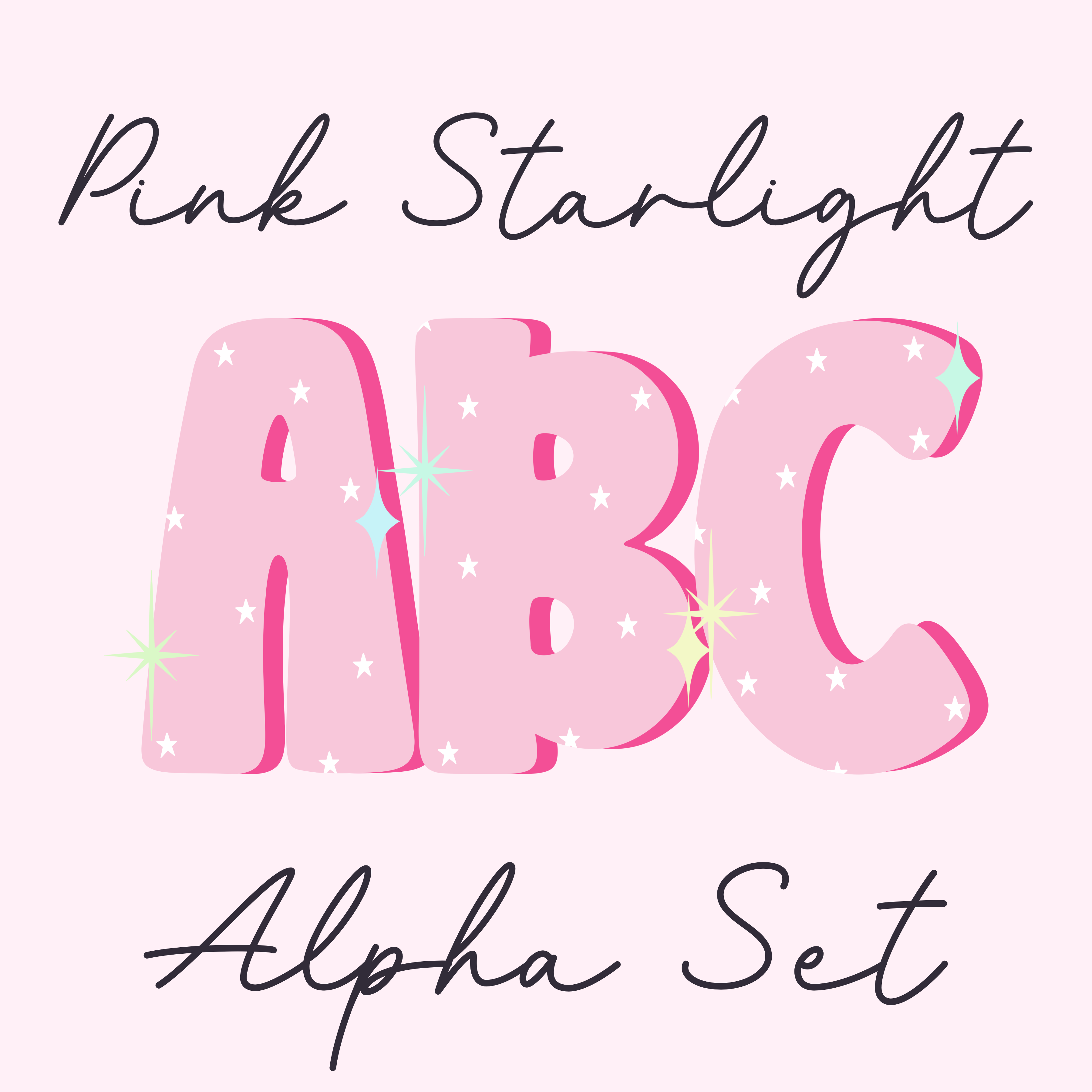 Pink Starlight Alpha Set - Payhip