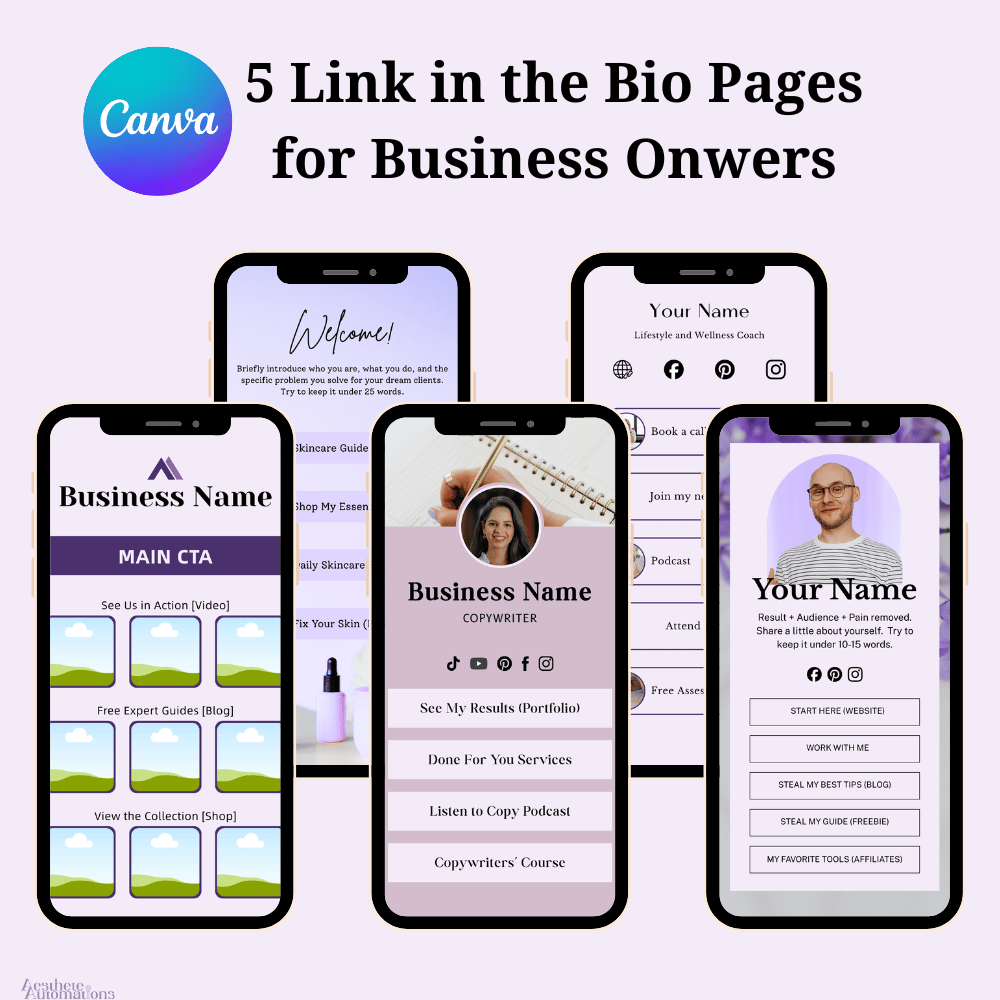 5 Link in the Bio Pages for Business Onwers