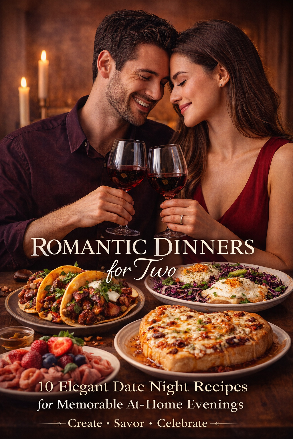 romantic dinner recipes, dinners for two, date night recipes, romantic meals for two, at home date night dinner, anniversary dinner ideas, couples cookbook pdf, romantic recipe book, elegant dinner recipes, dinner for two recipes, cozy date night meals, v