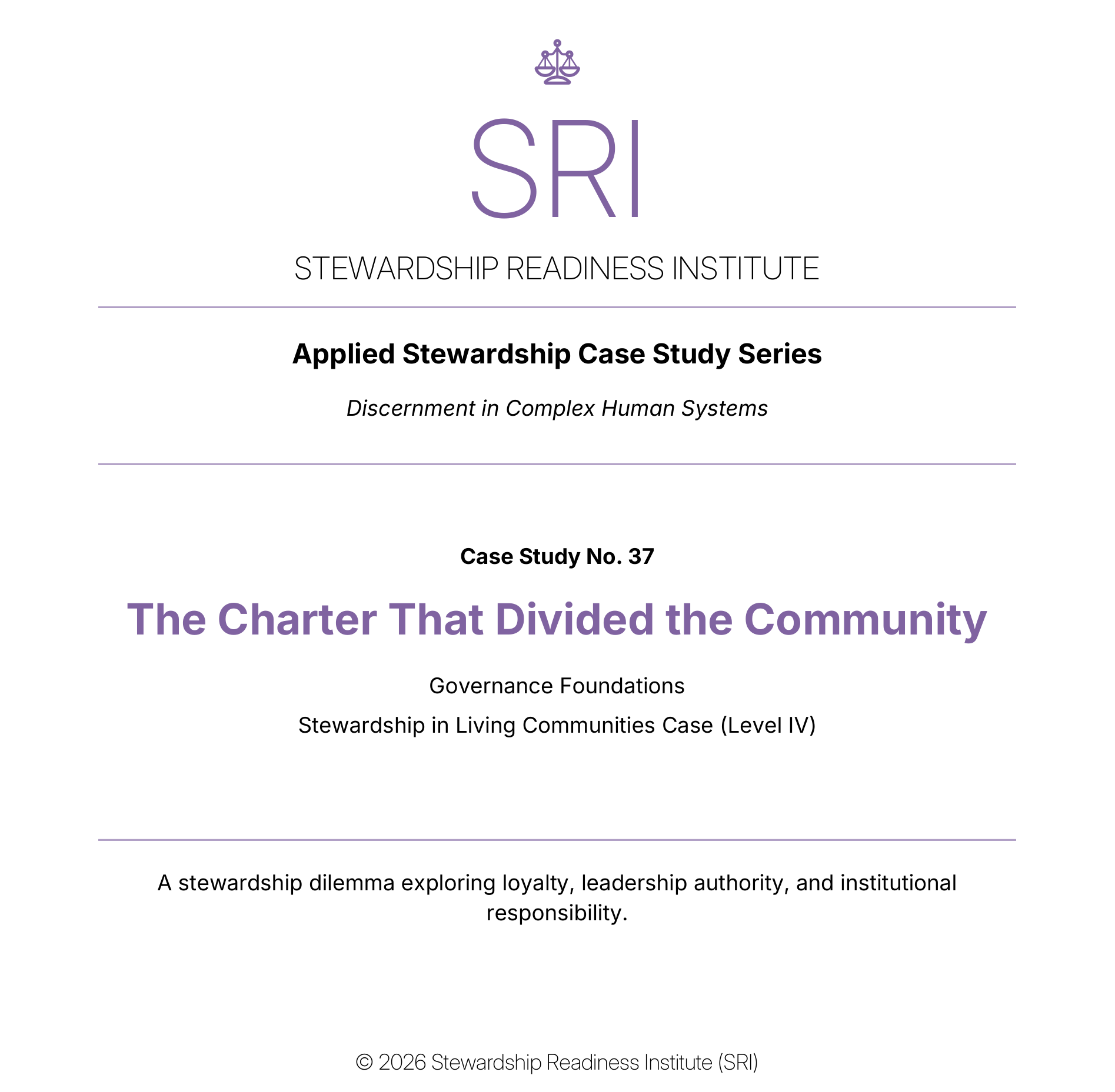 [Case Study 37] The Charter That Divided the Community - Payhip