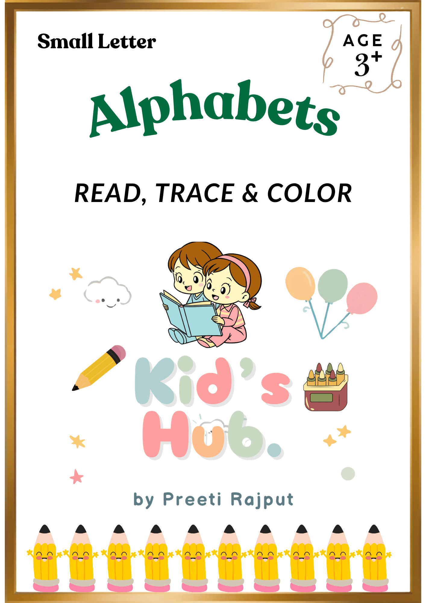 Small Letter a–z Tracing Workbook for Kids | Printable PDF | Ages 3 ...