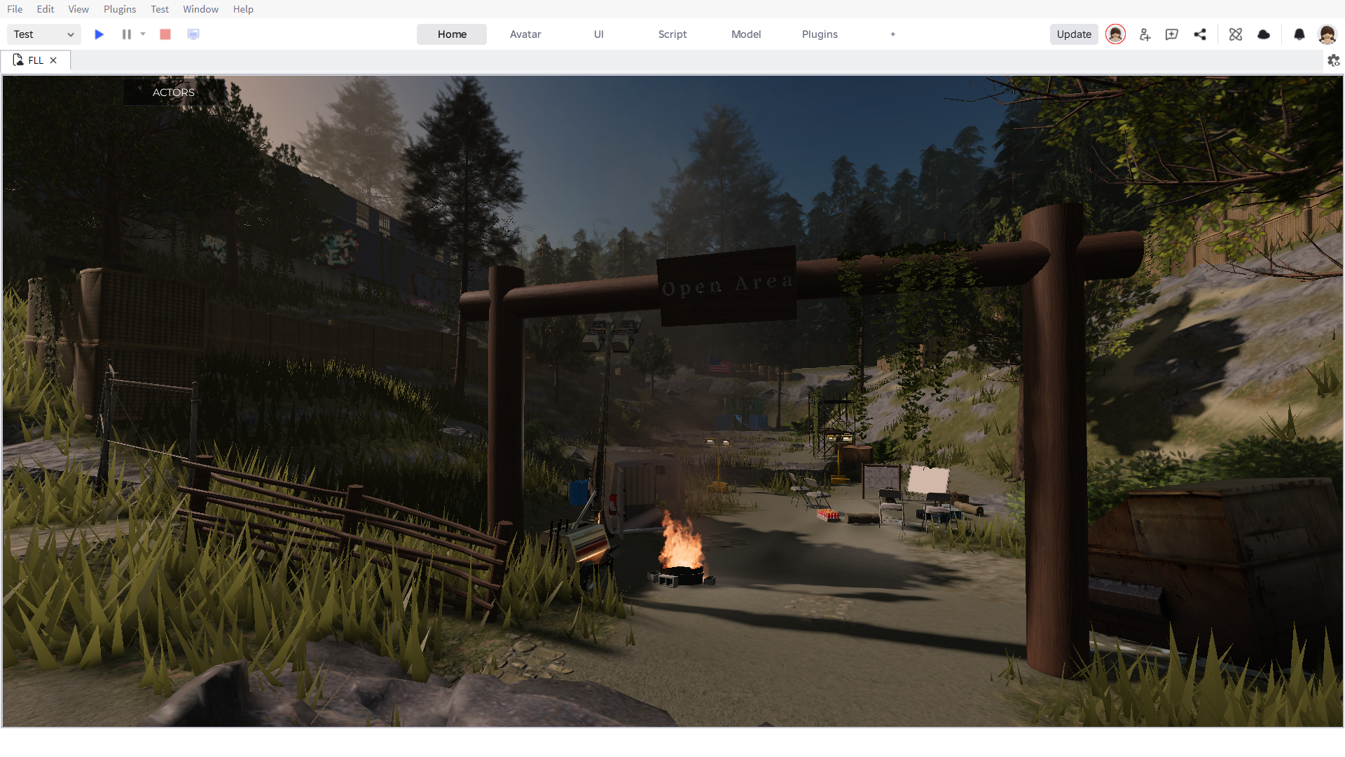 Fulcrum ACS Training Grounds – Roblox Ultra Realistic Military Forest Map