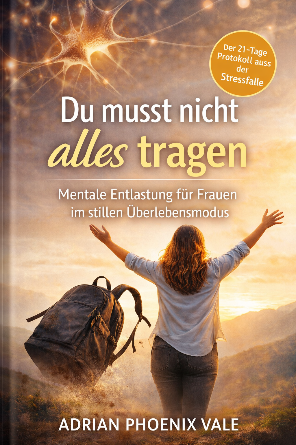 mentale Belastung Frauen,Stress reduzieren Frauen,Überlebensmodus stoppen,mentale Klarheit,Burnout Prävention Frauen,Stress Buch Frauen,mental load Frauen,Gedanken stoppen,emotionale Erschöpfung,Selbstfürsorge Frauen,