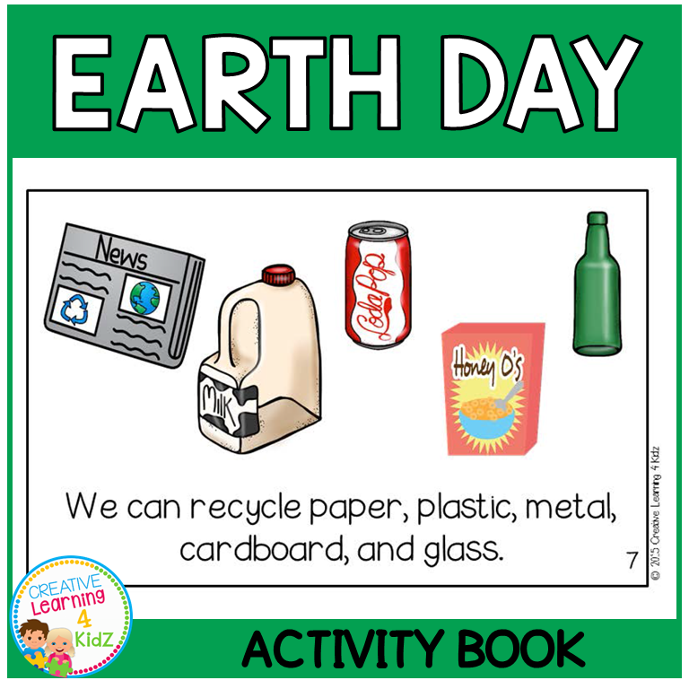 Earth Day Activity Book – Recycling & Environmental Awareness for Kids