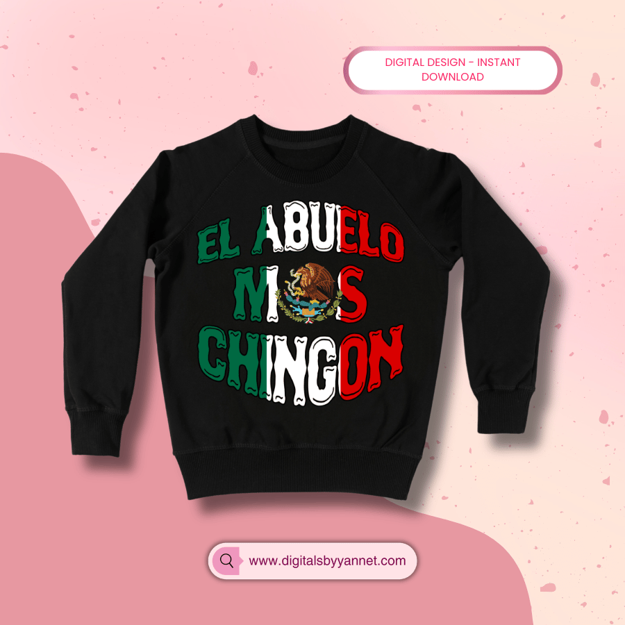 Best Mexican Grandpa Gift 🎁 Abuelo PNG Design