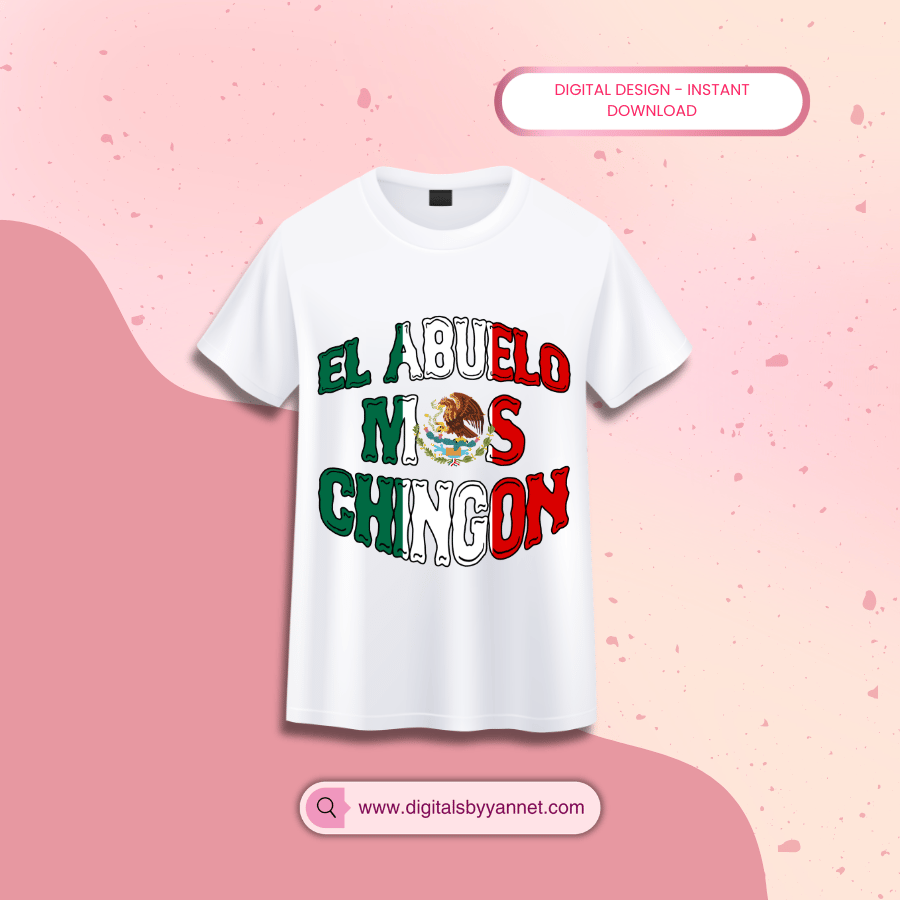 Looking for a unique gift for abuelo? This funny Mexican PNG design is perfect for shirts & hoodies 🇲🇽 Instant download, ready to print. #latinogifts #mexicanpride #grandpagift #sublimation