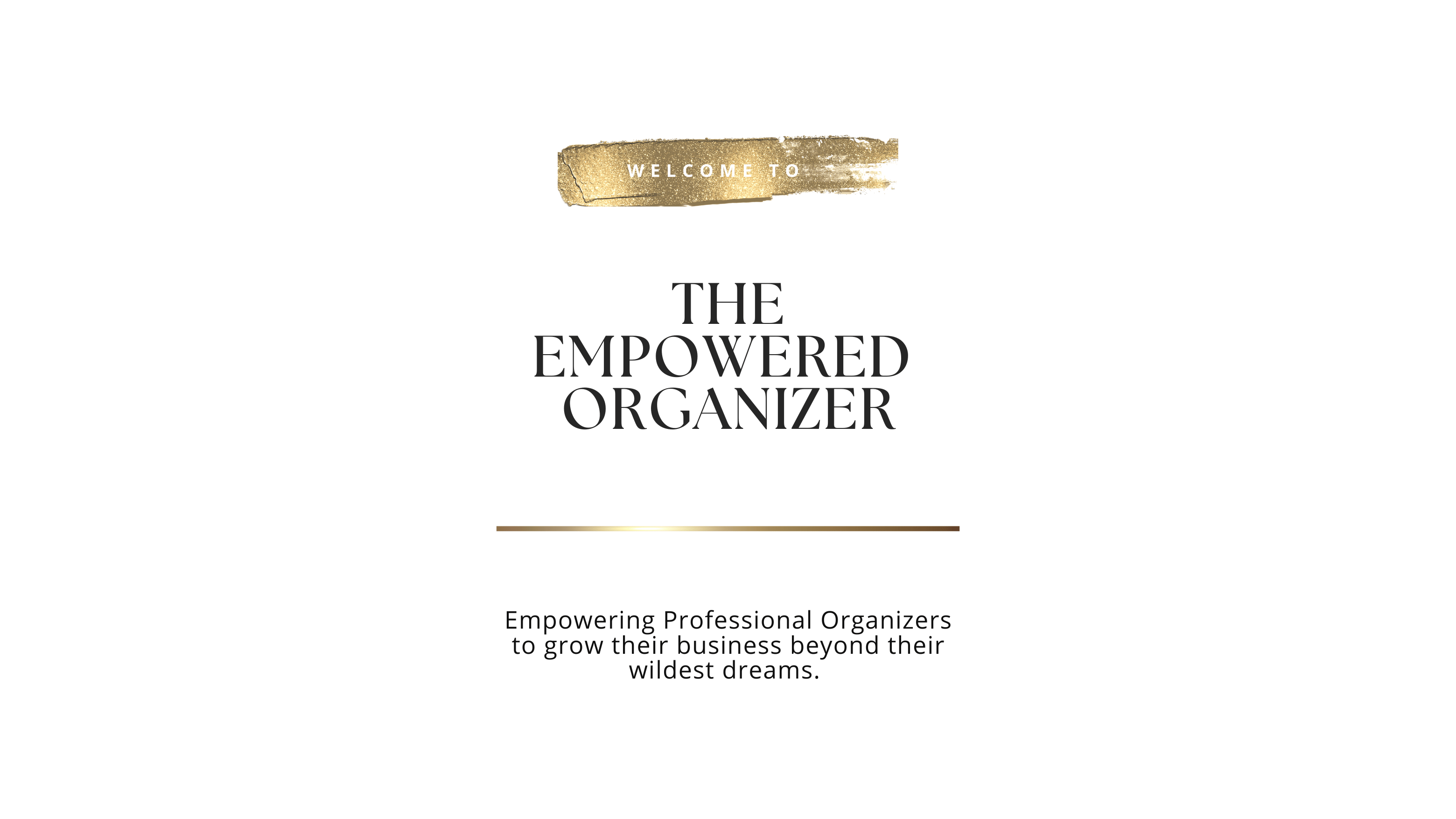 The Empowered Organizer Mastery Program - Payhip