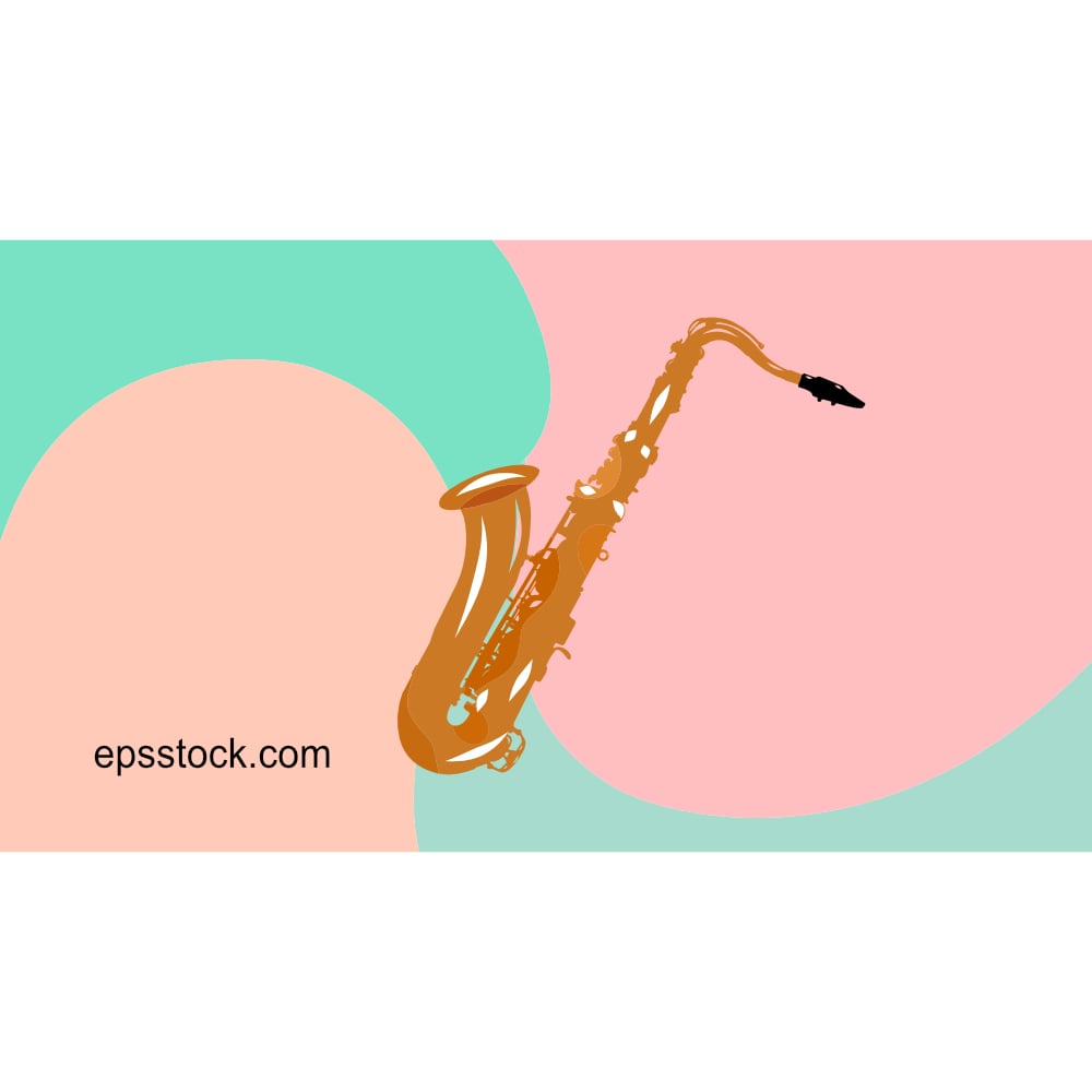 color saxophone