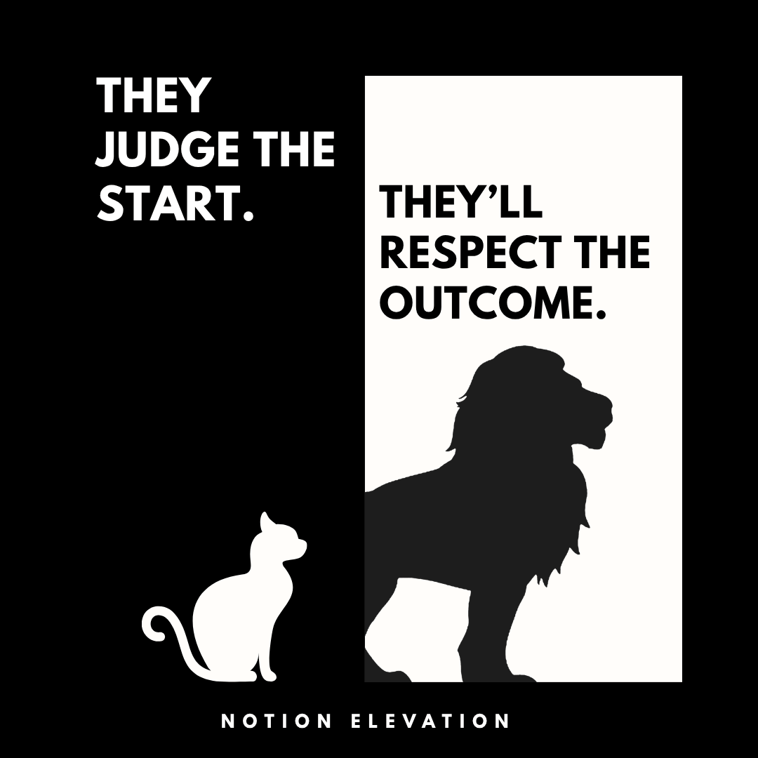 They Judge the Start.