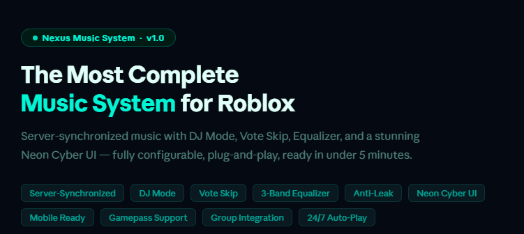 Premium dark themed audio control system with smooth animations