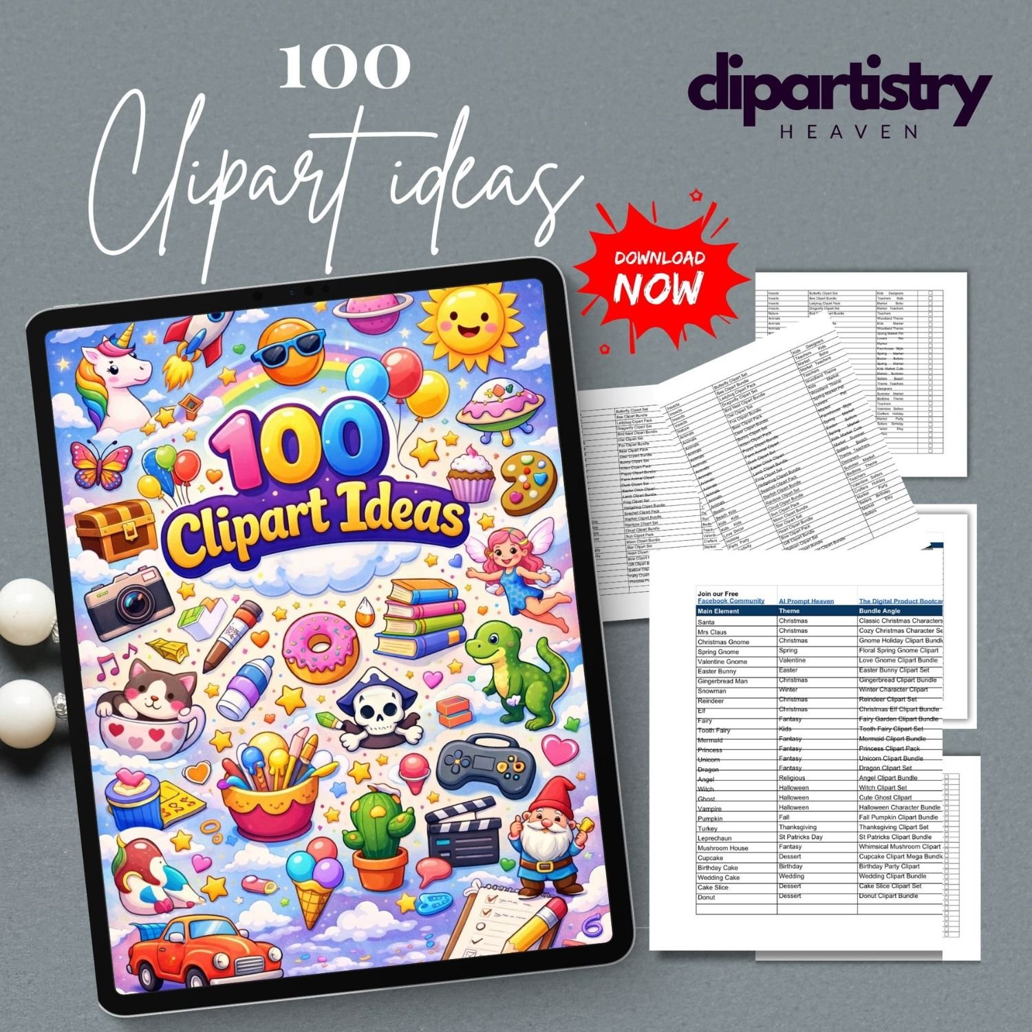100-clipart-idea-list-digital-design-inspiration-guide
