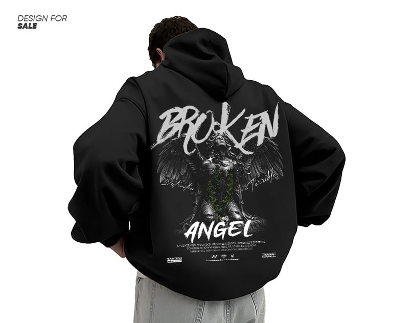 Broken angel Custom Streetwear Graphic Tshirt design