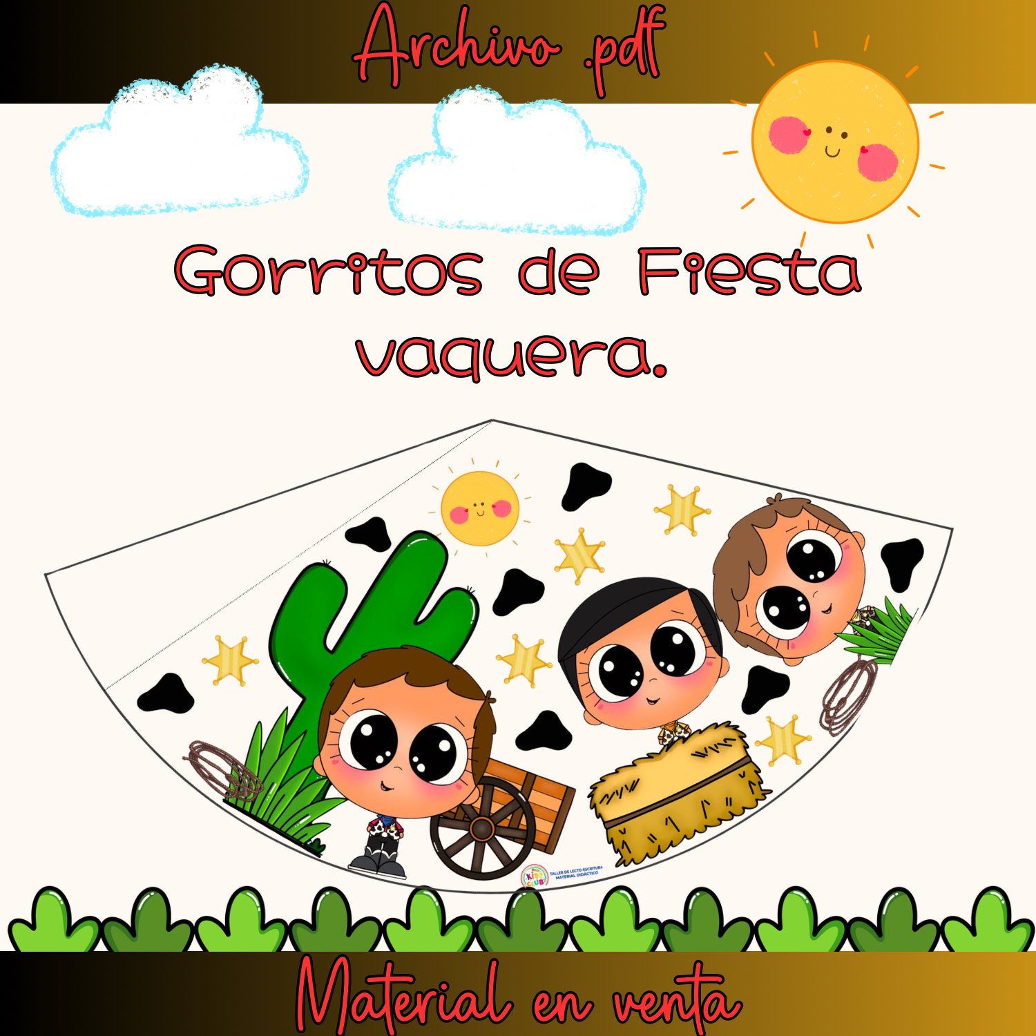 Gorritos Fiesta Vaquera - Payhip
