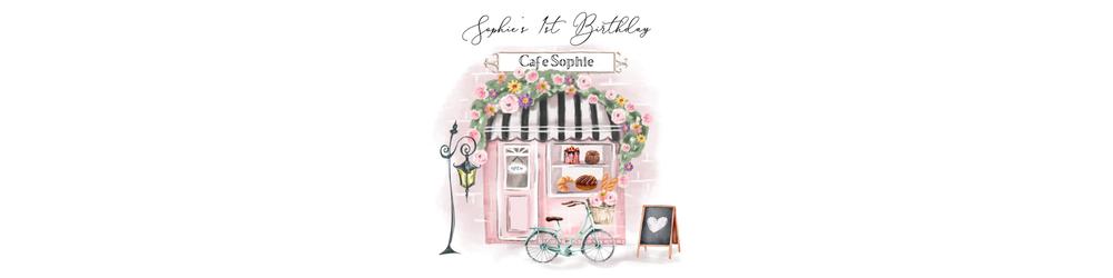 Paris Birthday Water Bottle Labels | Editable Pink Floral French Patisserie