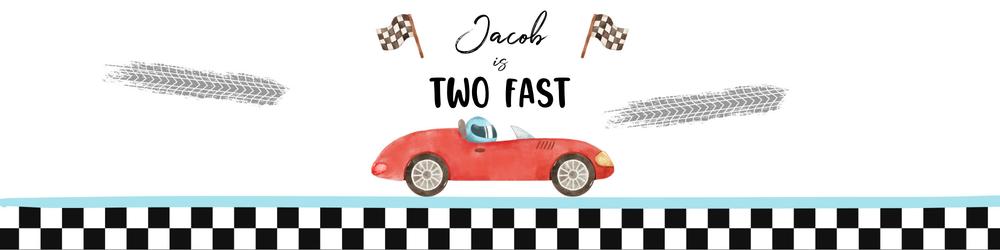 Race Car Water Bottle Labels | Editable Birthday Party Fuel Wrappers Template