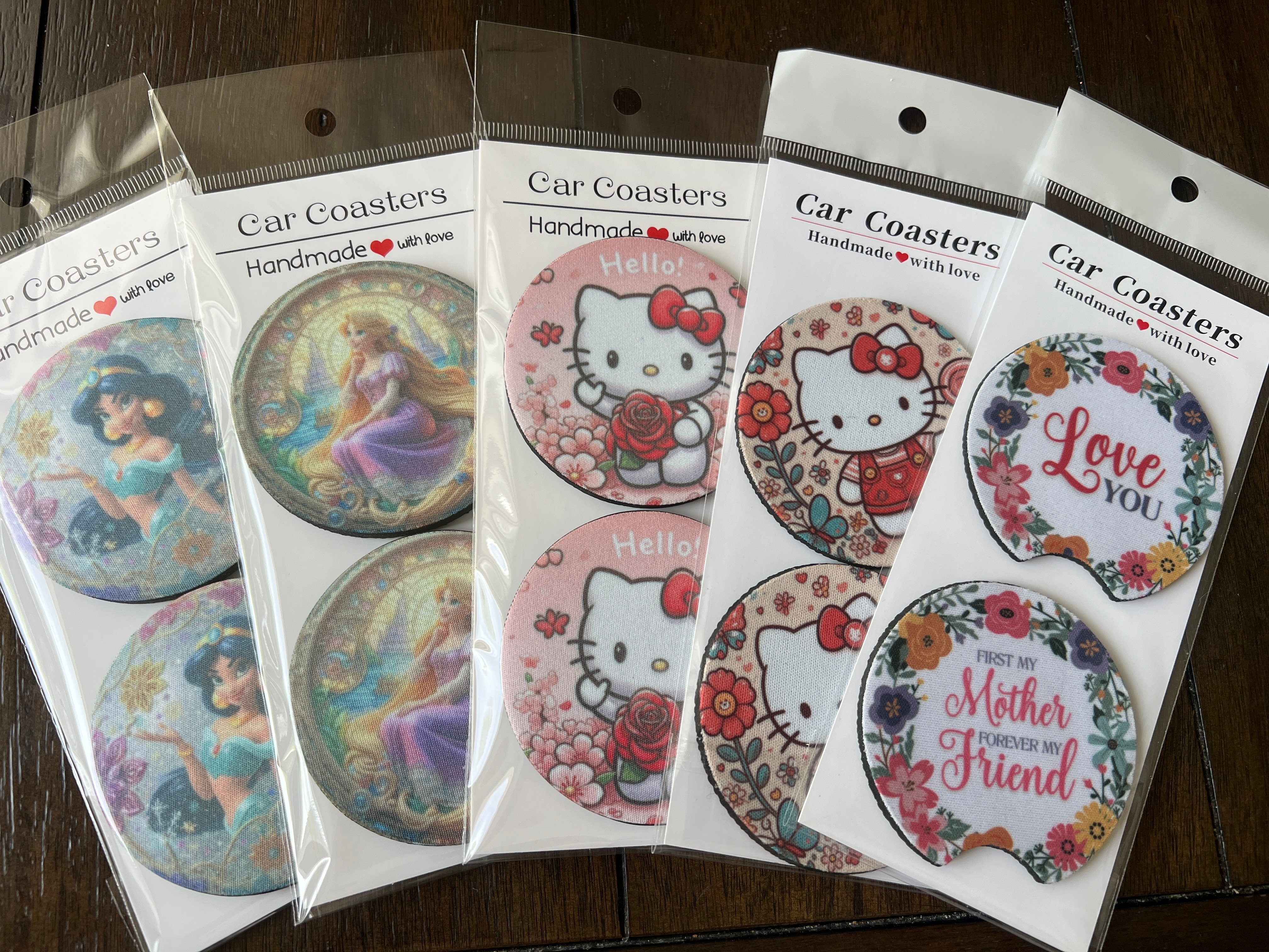 Jkkh Car Coasters Variety 6 - Payhip