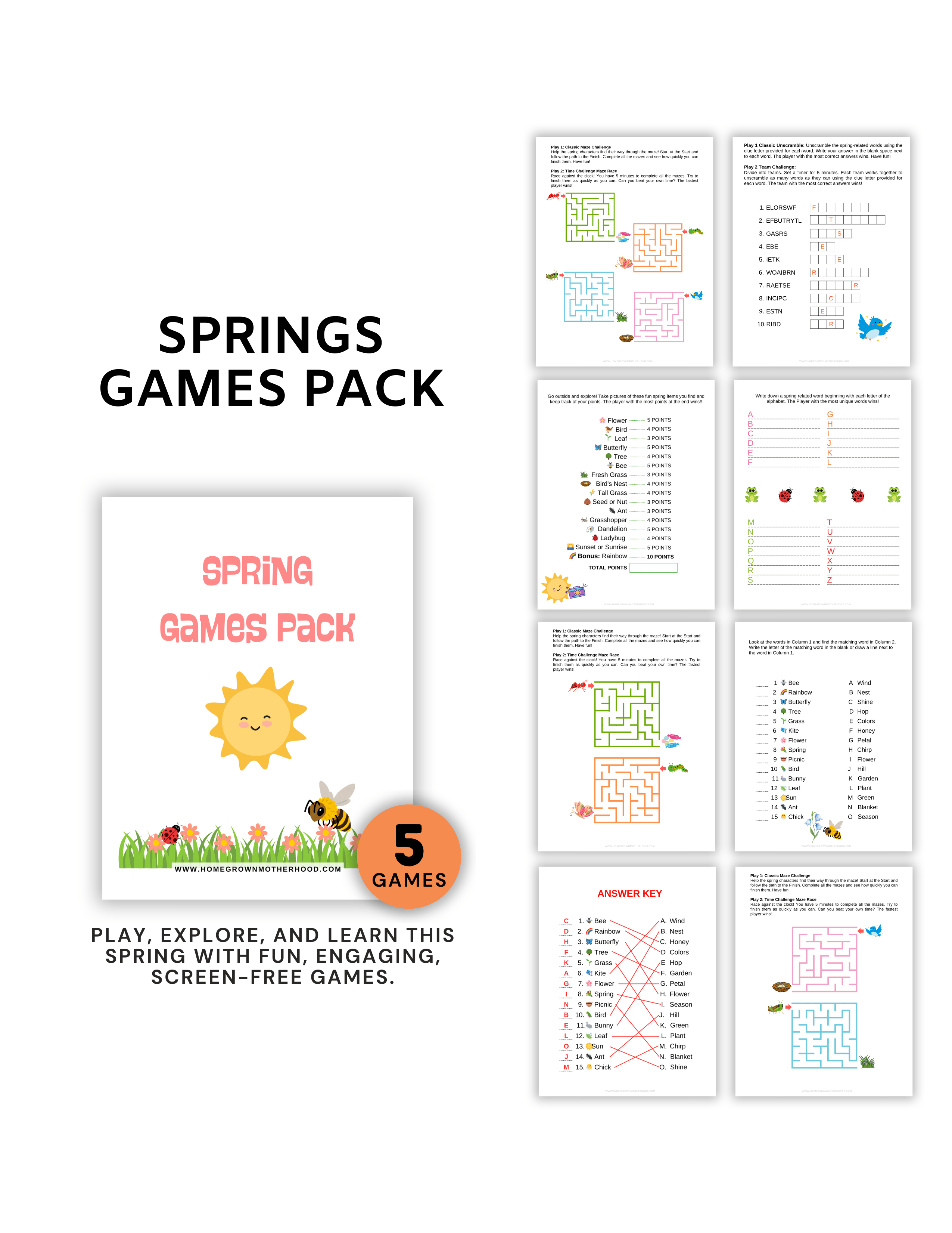 Spring Games Pack