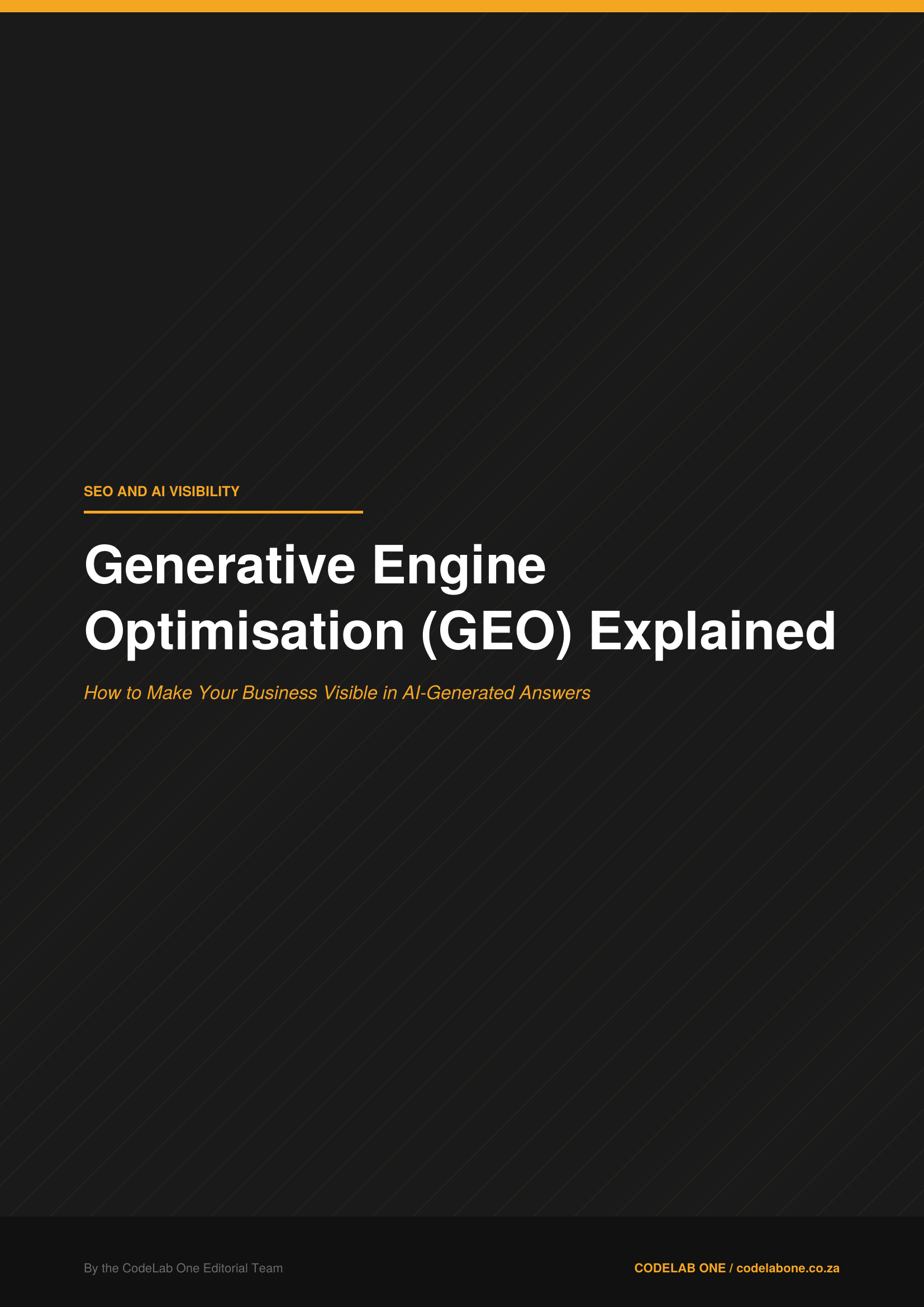 Generative Engine Optimisation (GEO) Explained - Payhip