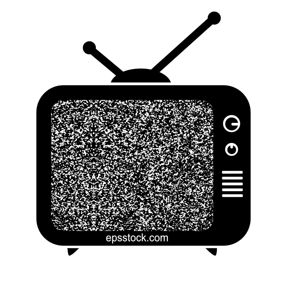 tv with white noise demo