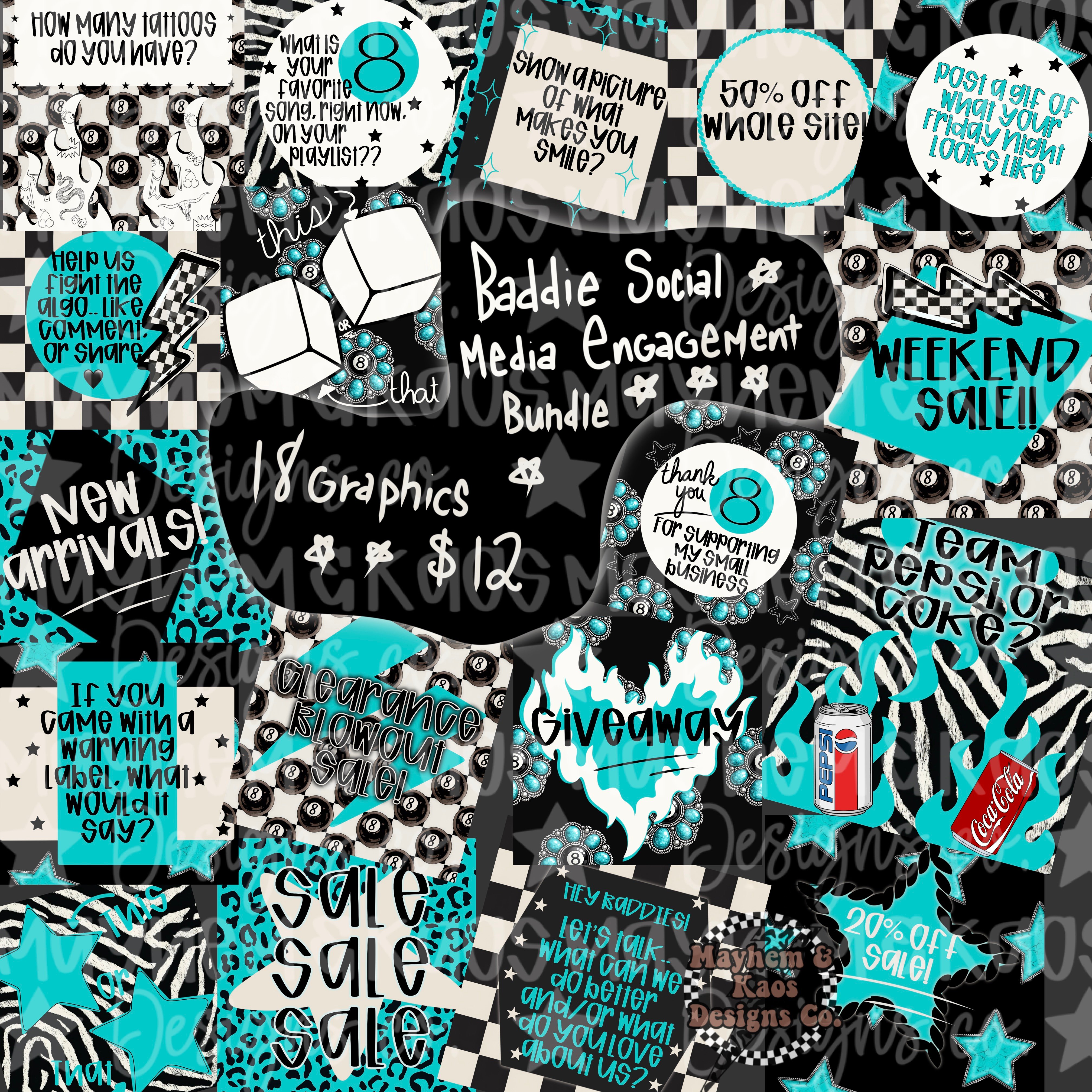 Baddie social media engagement bundle - Payhip
