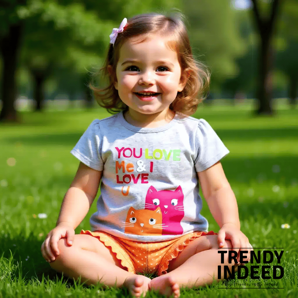 girls short sleeve pajama set polka dot shorts