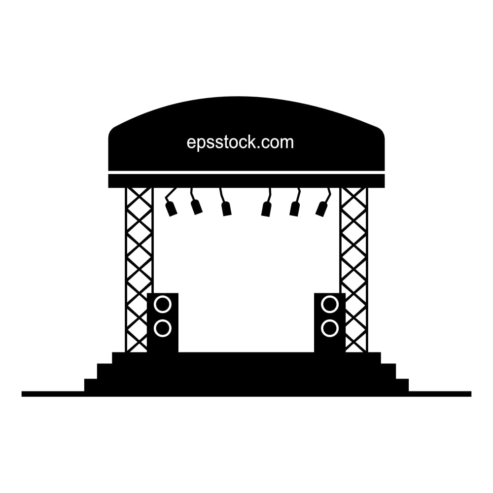 Concert venue symbol