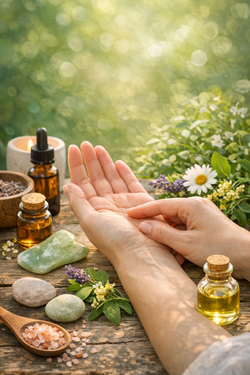 L'acupression aromathérapique