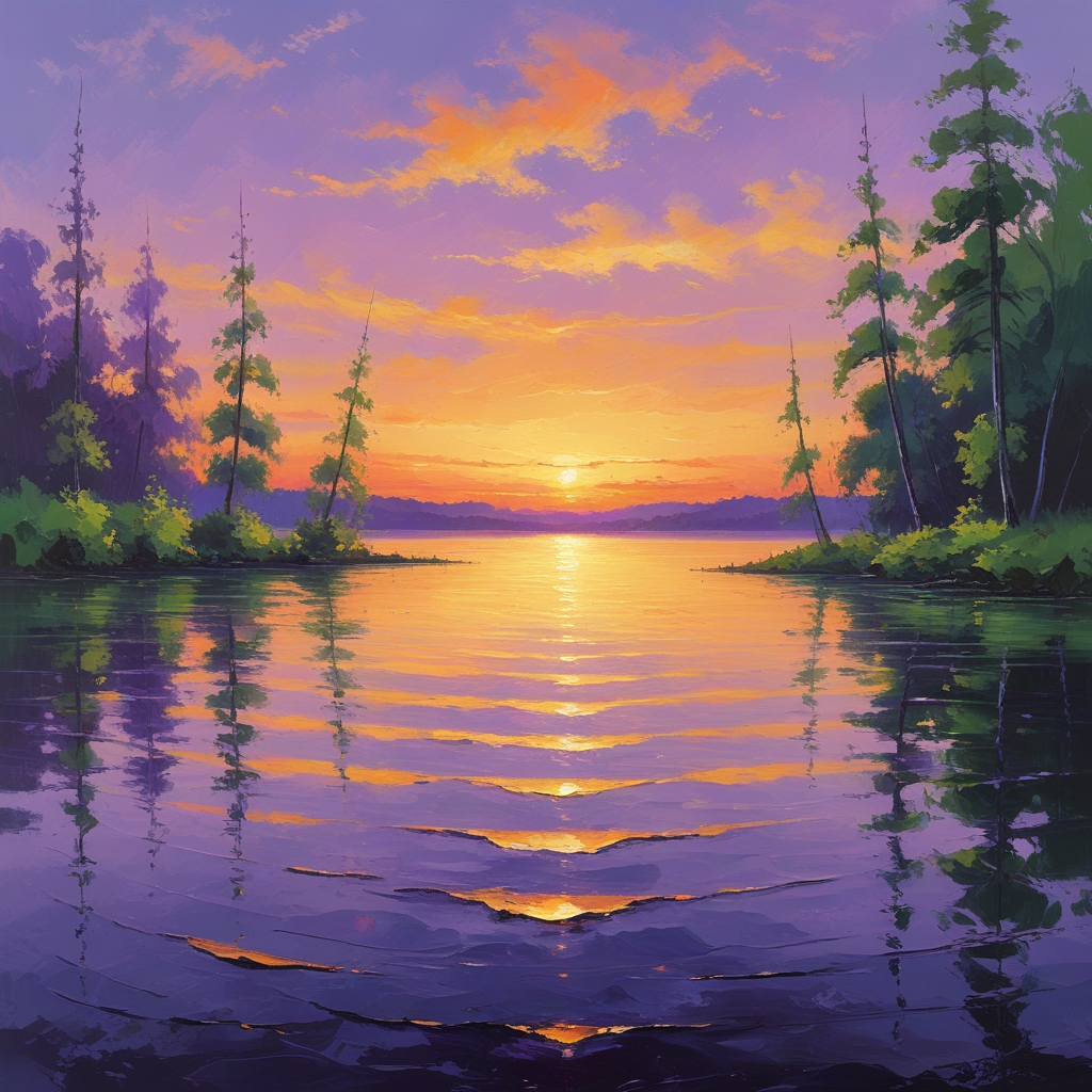 A serene lakeside scene - Payhip
