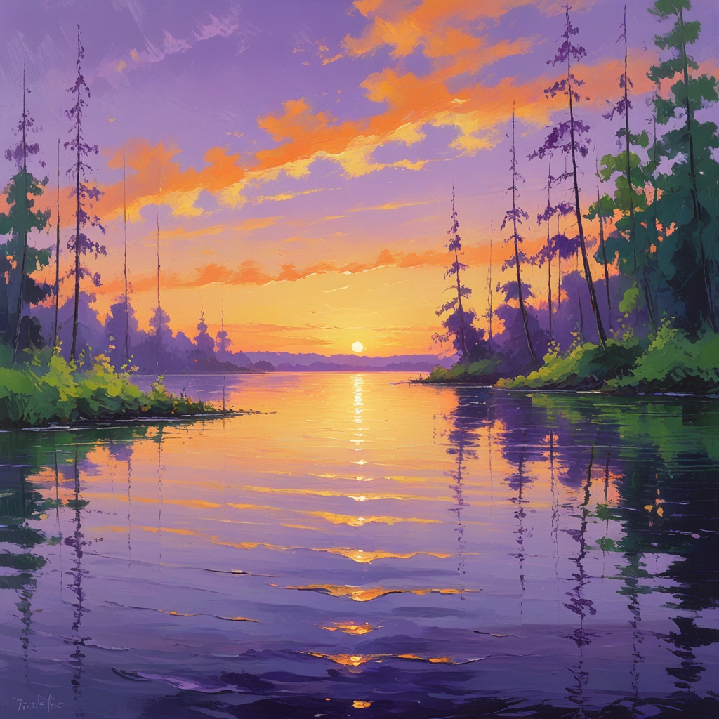 A serene lakeside scene - Payhip
