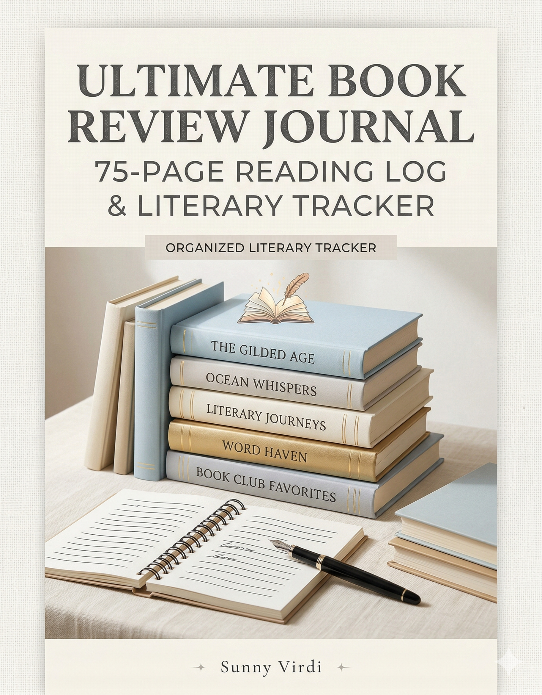 Ultimate Book Review Journal: 75-Page Reading Log &amp; Literary Tracker - Payhip