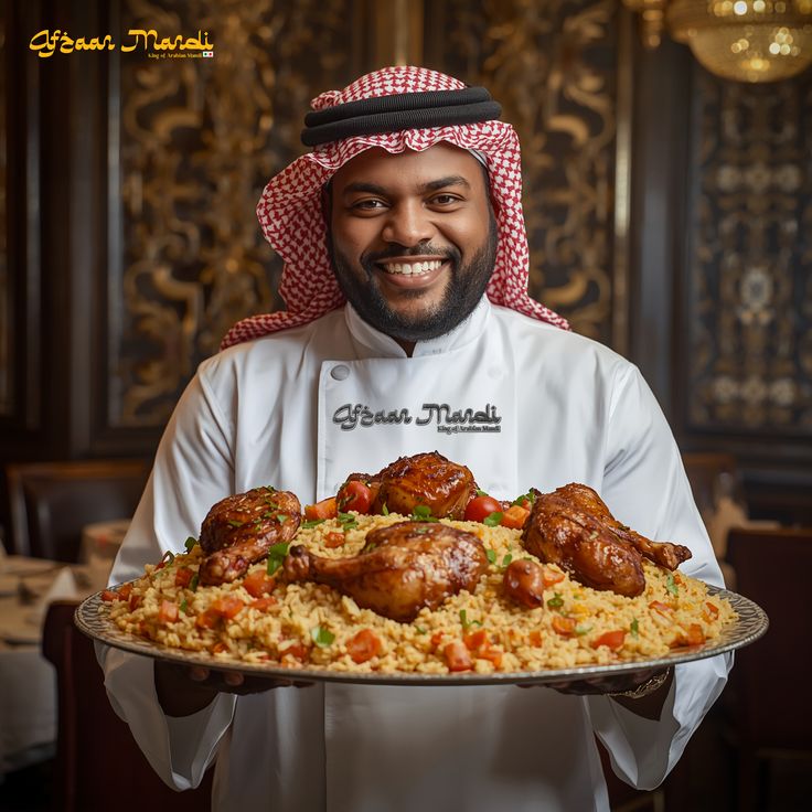 a well cooked arab biriyani