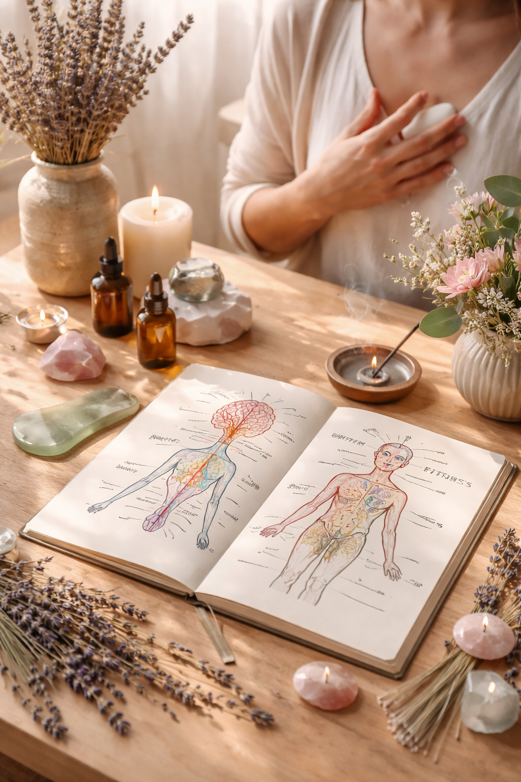 Gérer le stress avec l'acupression florithérapique