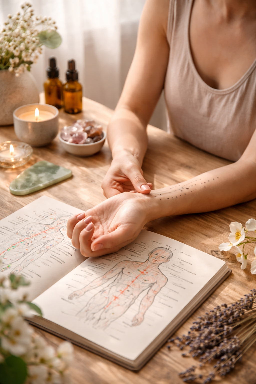 L'acupression florithérapique pour apaiser les tensions du corps