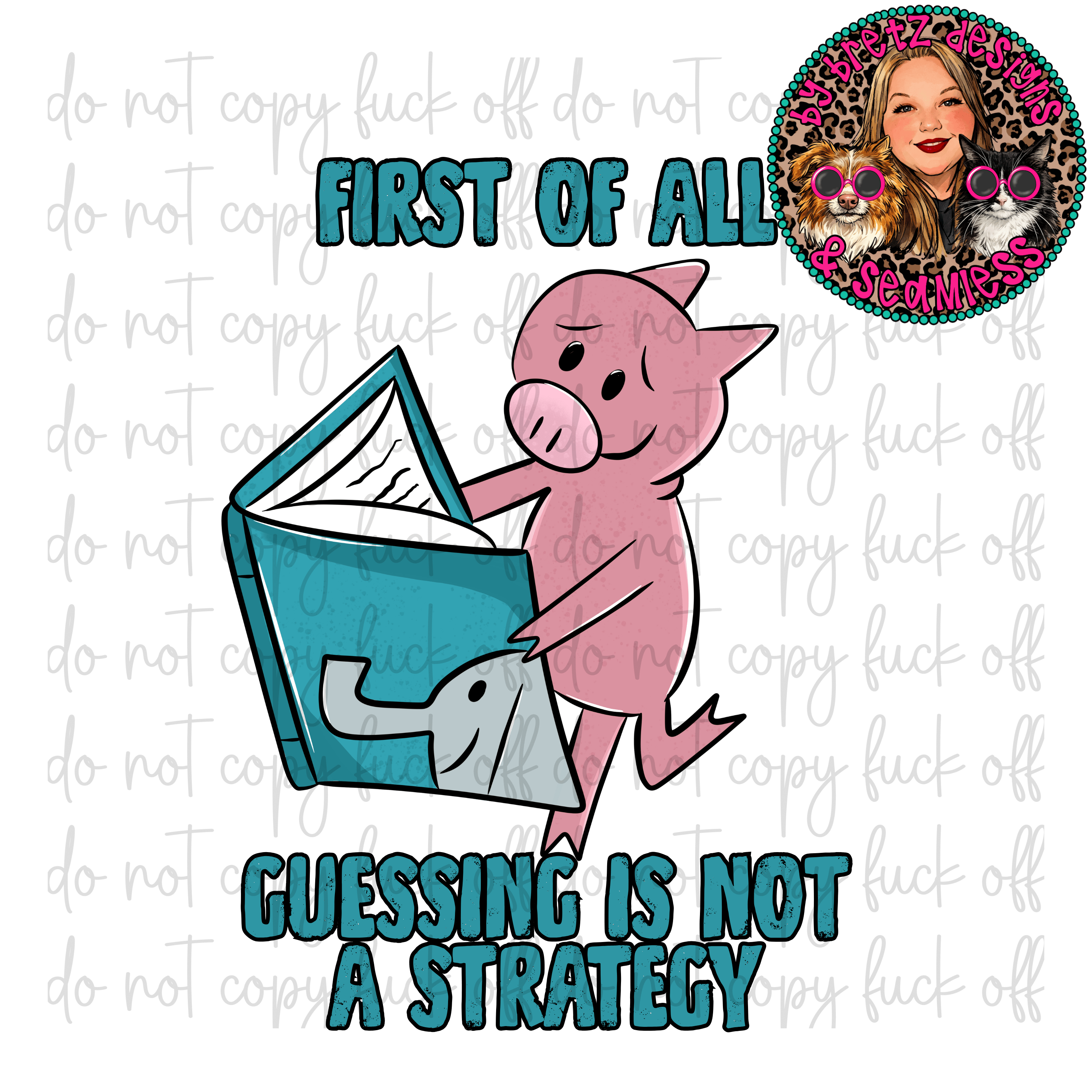Guessing is not a strategy PNG - Payhip