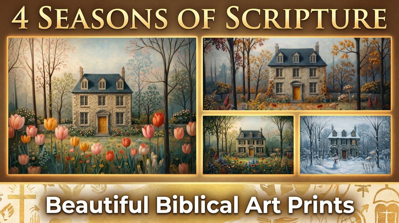 Four Seasons of Scripture | Beautiful Biblical Art Print Collection ...