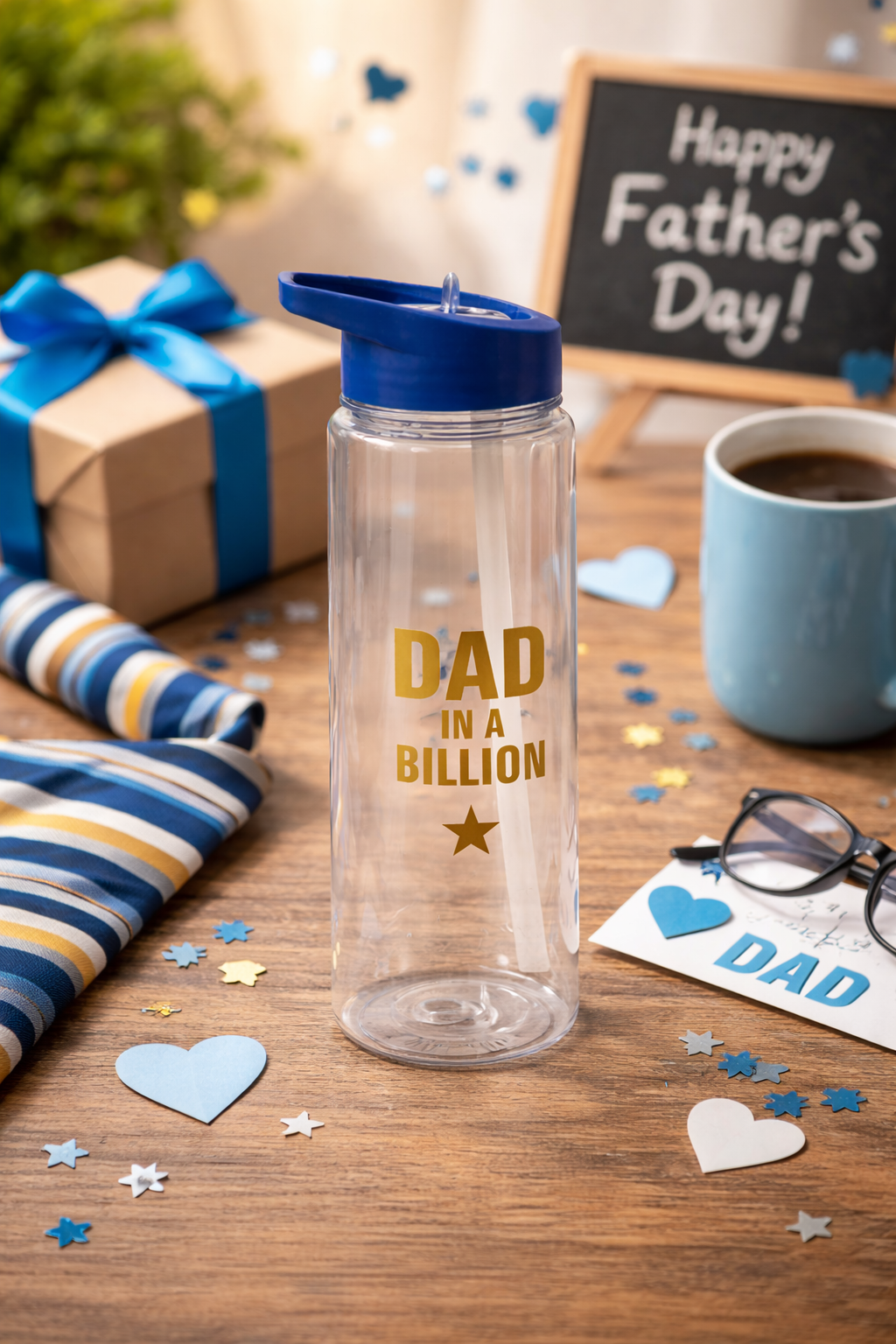 Dad In A Billion Water Bottle | Father’s Day Gift for Dad