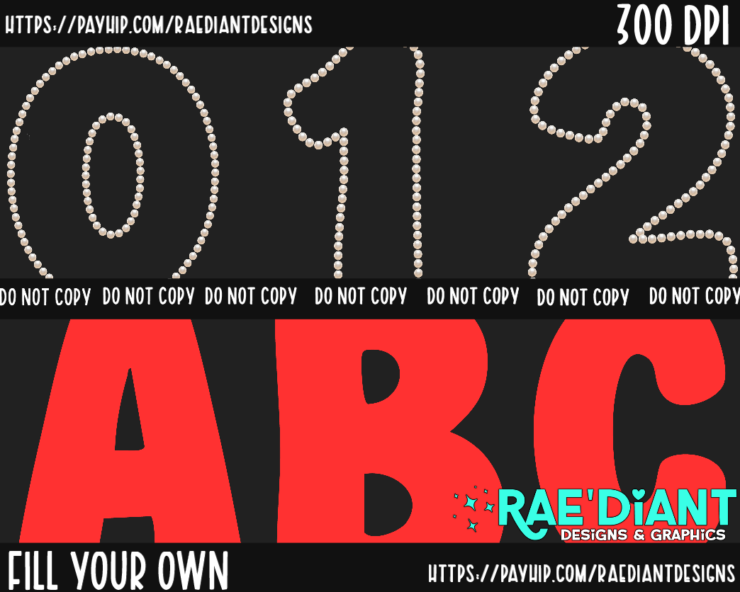 FILL YOUR OWN ALPHA SET | Digital Downloads - Payhip