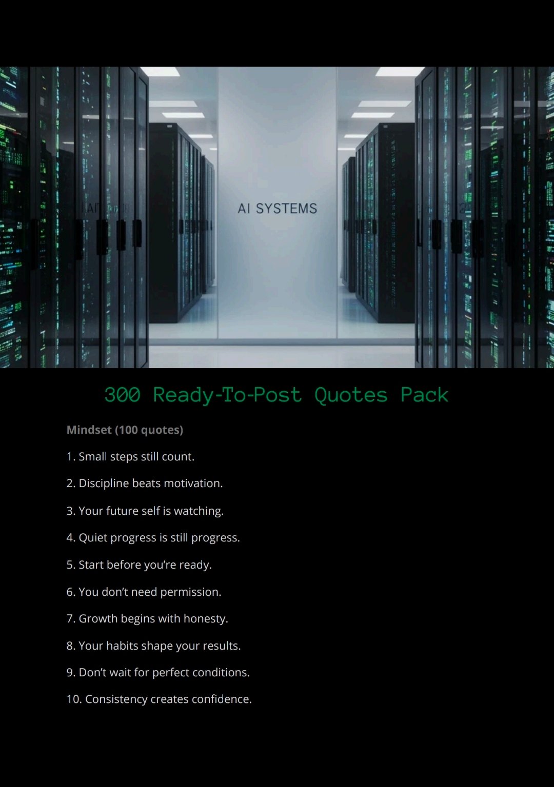 300 Ready‑to‑Post Quotes Pack