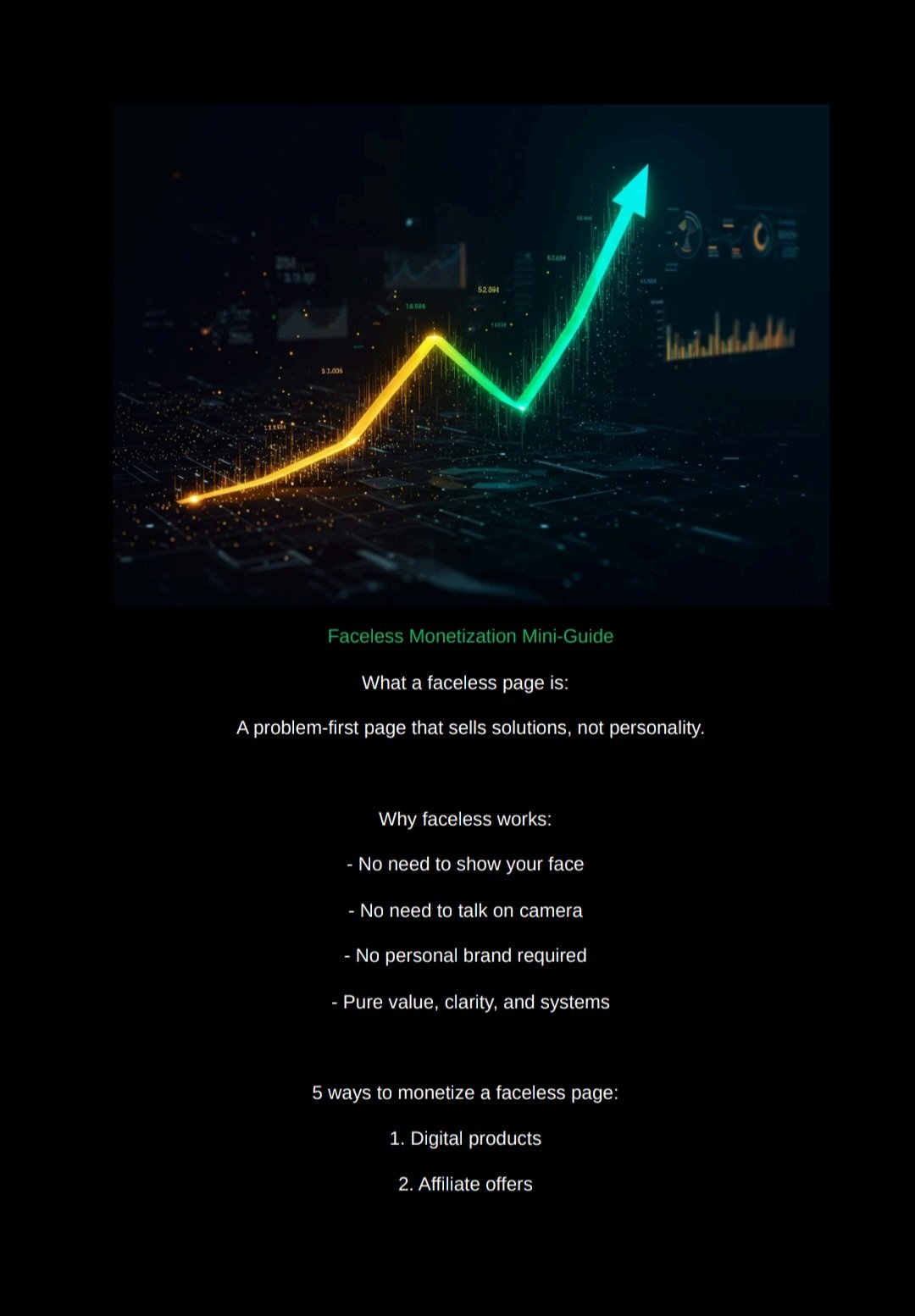 Faceless Monetization Mini‑Guide