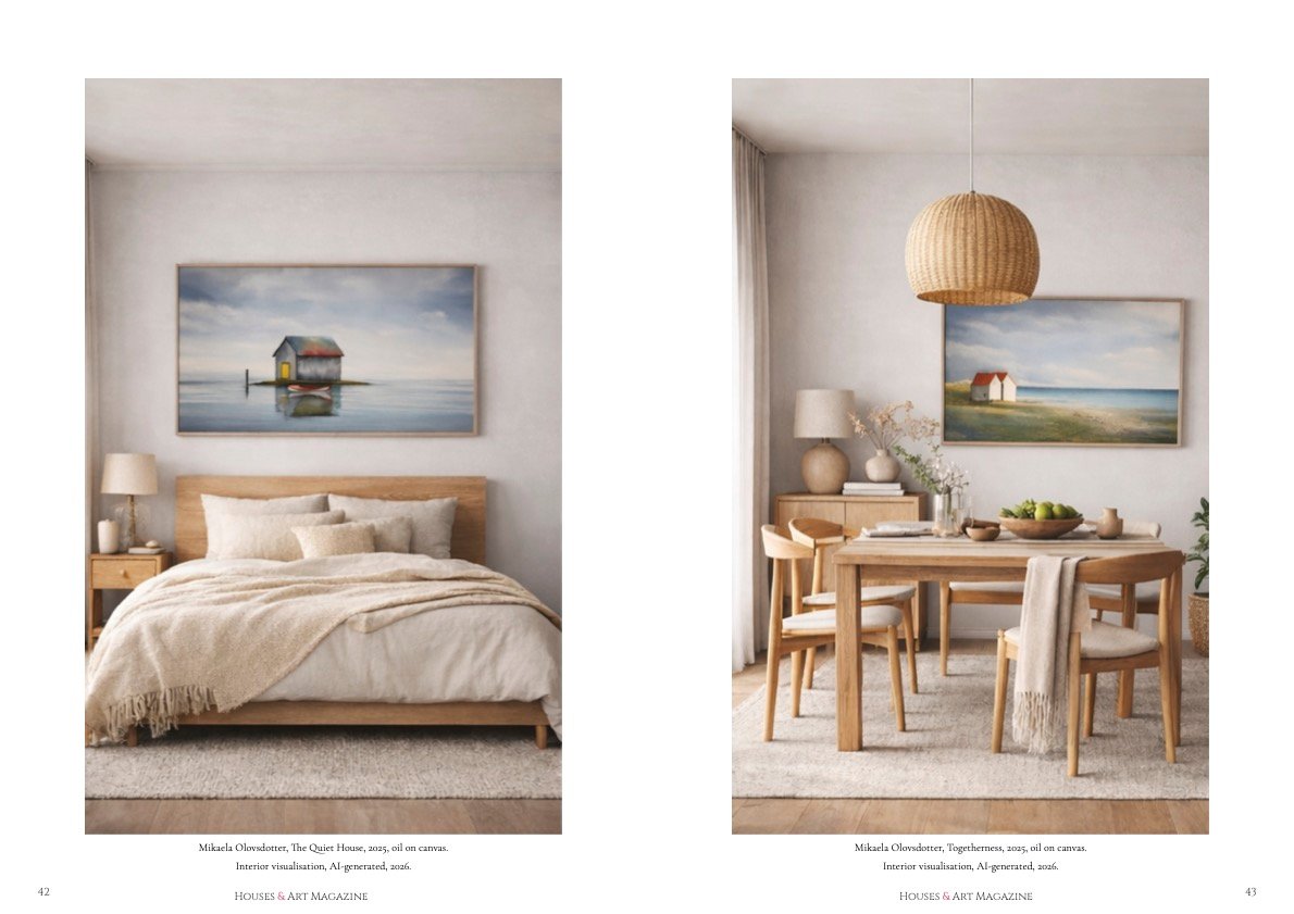 Houses & Art Magazine Issue 2026 interior spread