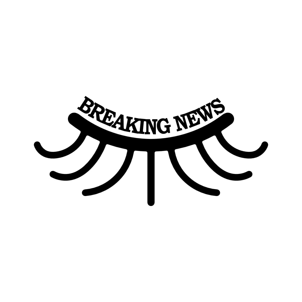 Breaking news closed eye