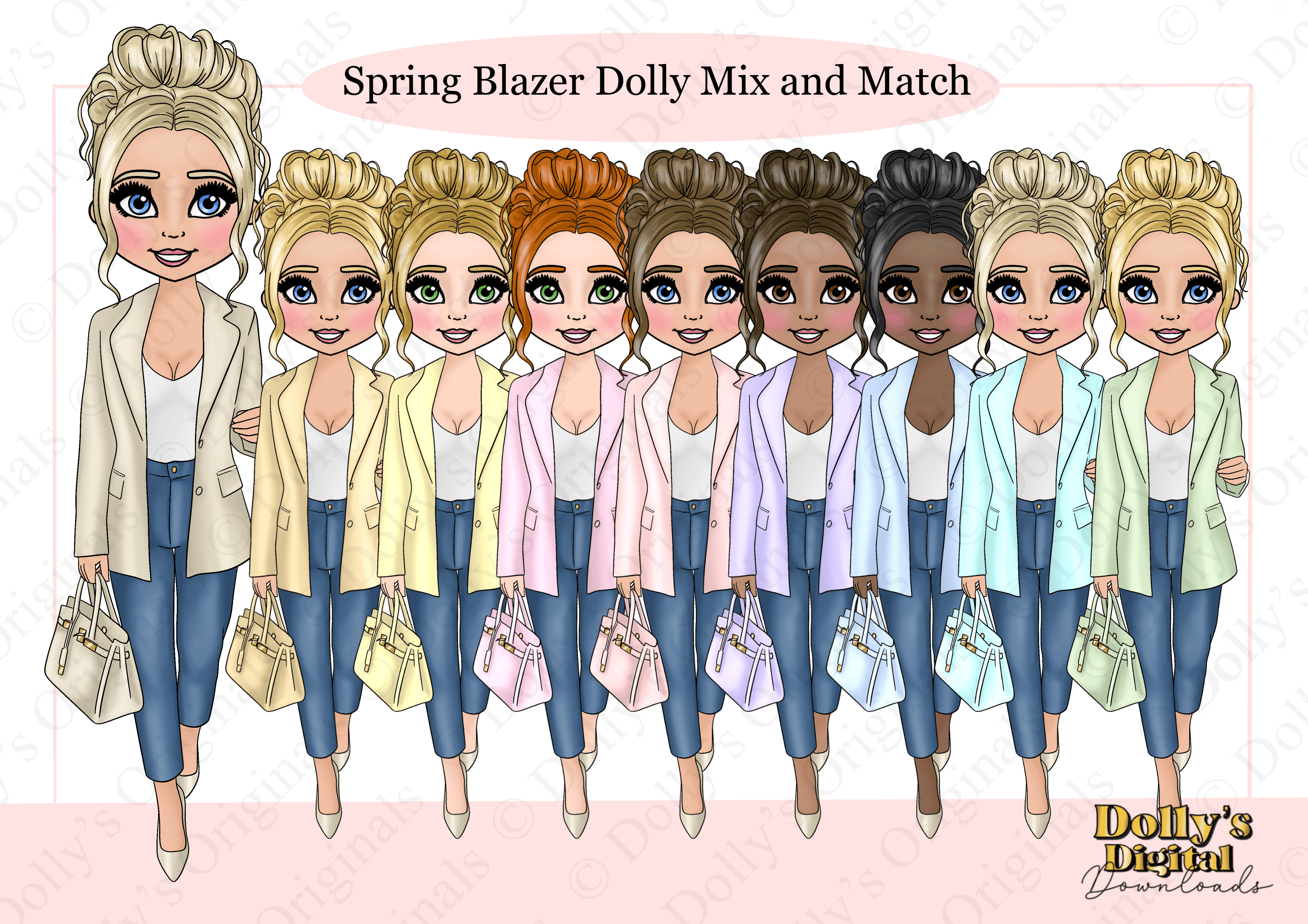 Spring Blazer Doll Mix and Match - Payhip