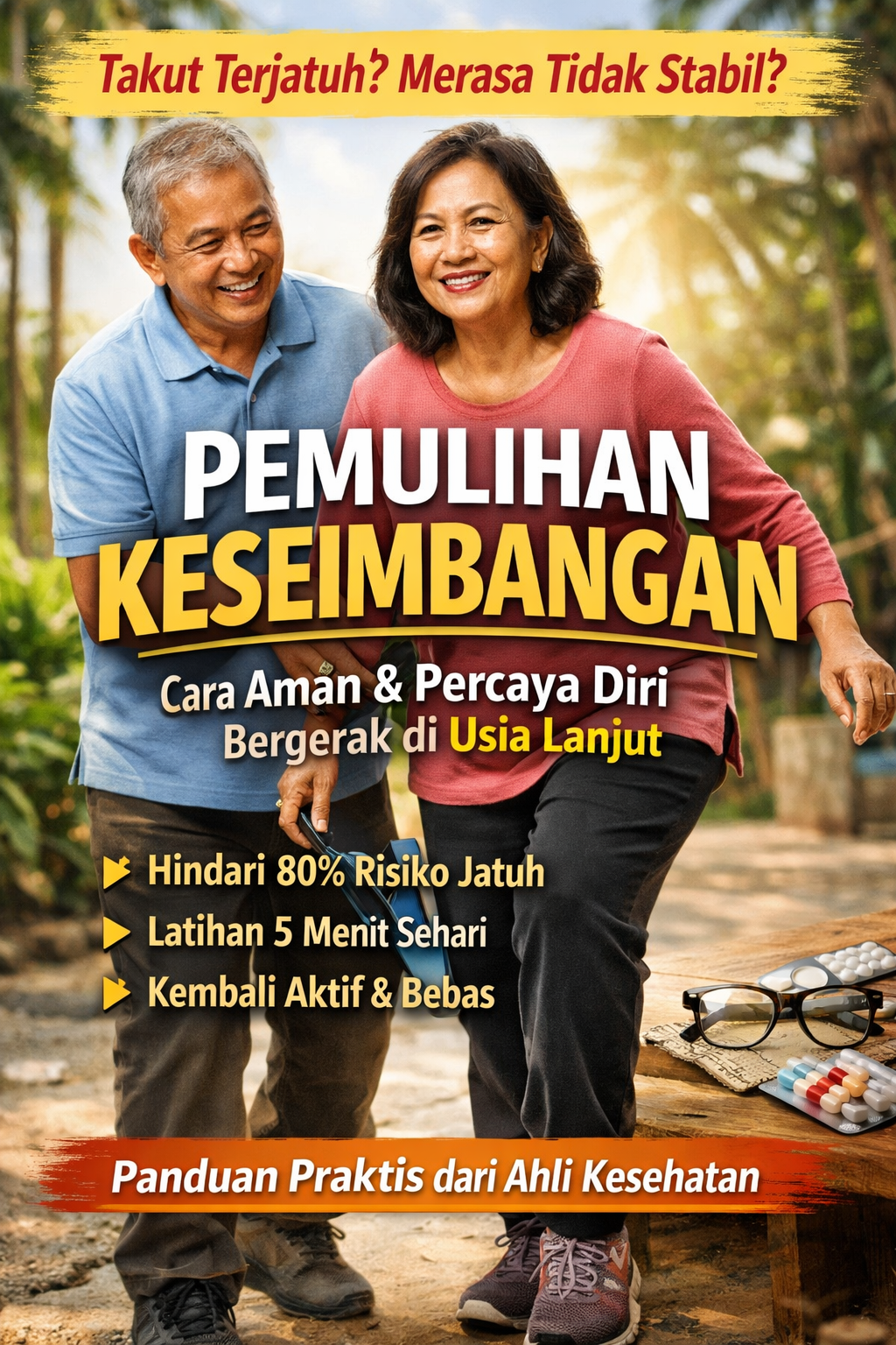 keseimbangan lansia,latihan keseimbangan,tidak mudah jatuh,stabil saat berjalan,latihan di rumah,kesehatan lansia,pencegahan jatuh,lansia aktif,tetap mandiri,keseimbangan tubuh,