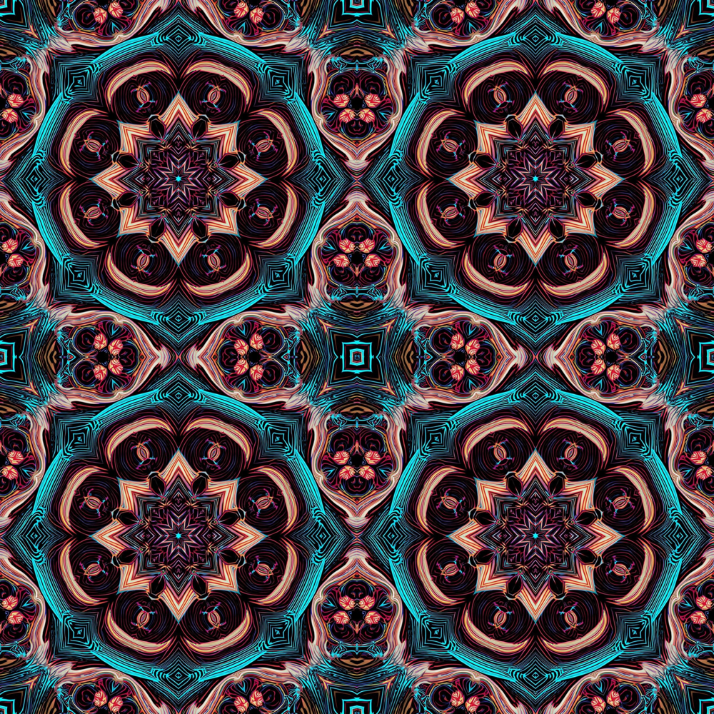 2x2 grid VR-2063 16 seamless pattern design